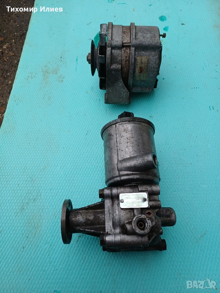 Хидравлична помпа + алтернатор за Мерцедес 190, снимка 1