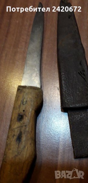 Много  стар  кован нож, снимка 1