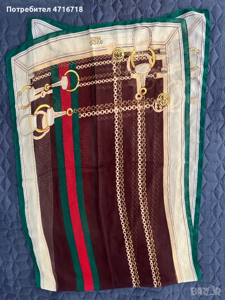 Шал Gucci. Красив, стилен, нов, италиански., снимка 1