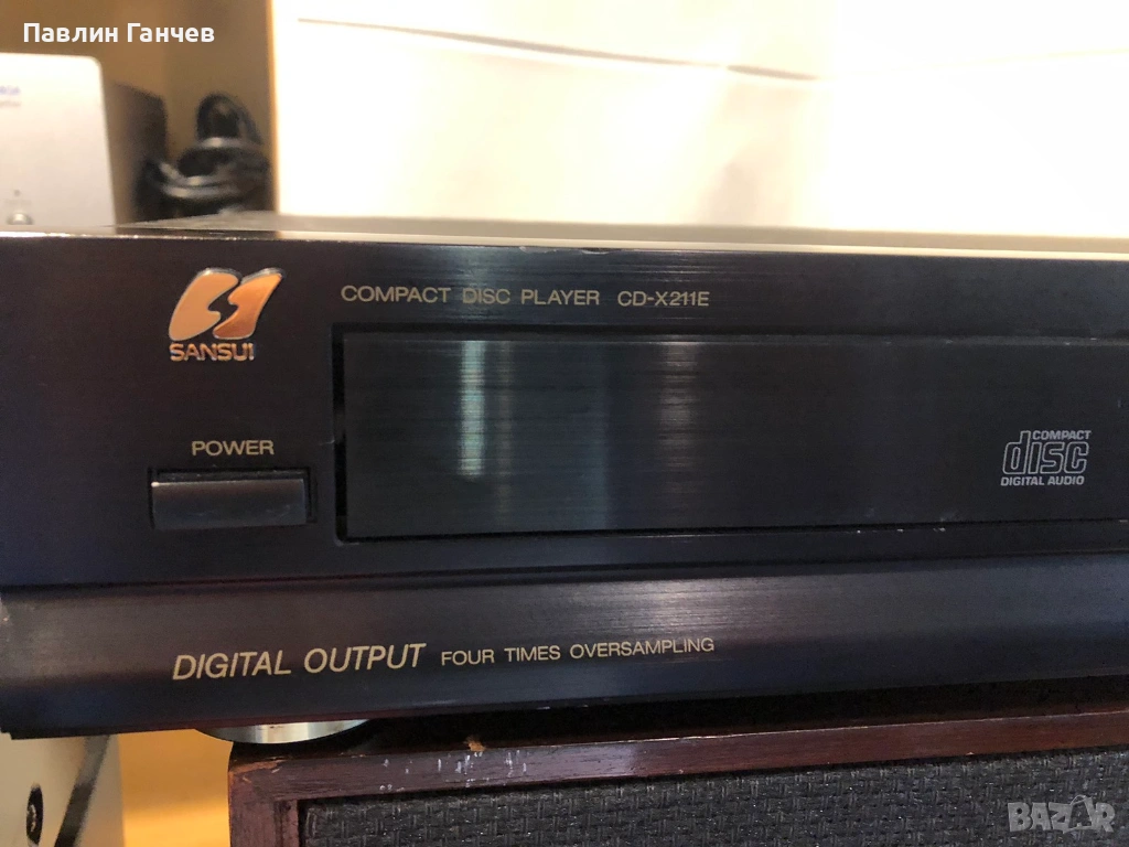 SANSUI CD-X211E TDA1541A-R1 – SAA7220P/A Диск плеър, снимка 1