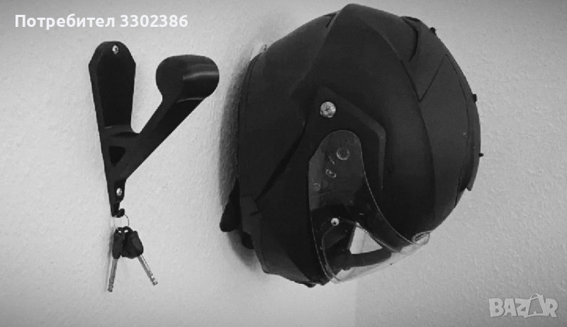 Поставка за каска на мотор , снимка 1