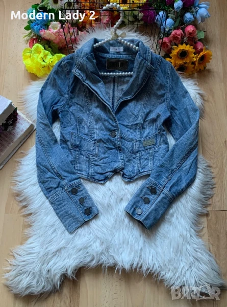 Дънково яке Cache, снимка 1