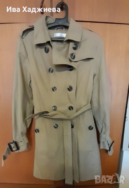 Бежов дамски тренч K. Zell, снимка 1