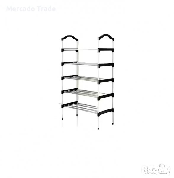 Етажерка Mercado Trade, За обувки, Метал, 5 рафта, снимка 1