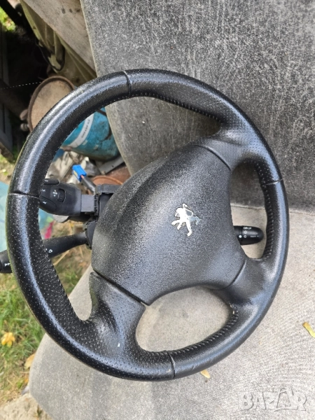 КОЖЕН Волан за Пежо 206 СС с КОЛОНАТА КОМПЛЕКТ , снимка 1