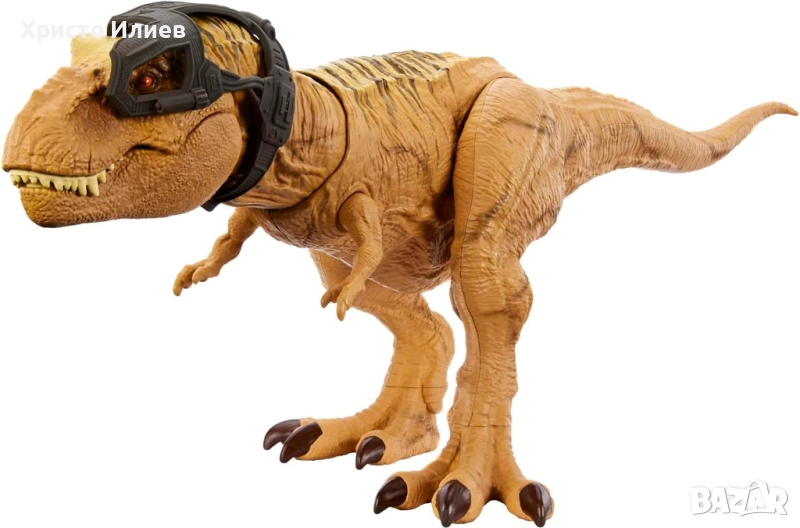 Динозавър Тиранозавър Т Рекс REX със звук и Движения Mattel Джурасик свят Jurassic World, снимка 1