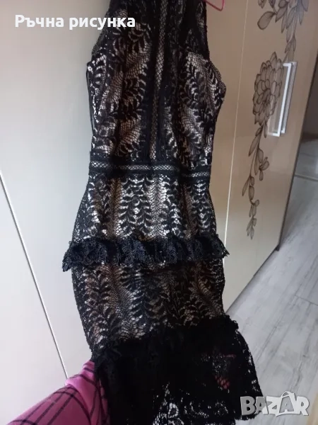 Чисто нова дантелена рокля ХС, снимка 1