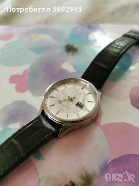 Дамски часовник MARQUIS Damen Funkuhr (deutsches Funkwerk) Armbanduhr Leder , снимка 1