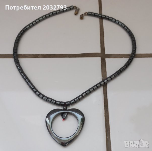Колие от хематит, снимка 1