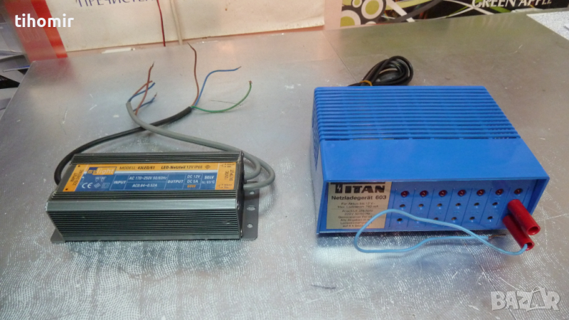 LED трансформатор от 220 на 12V и зарядно Titan 603, снимка 1