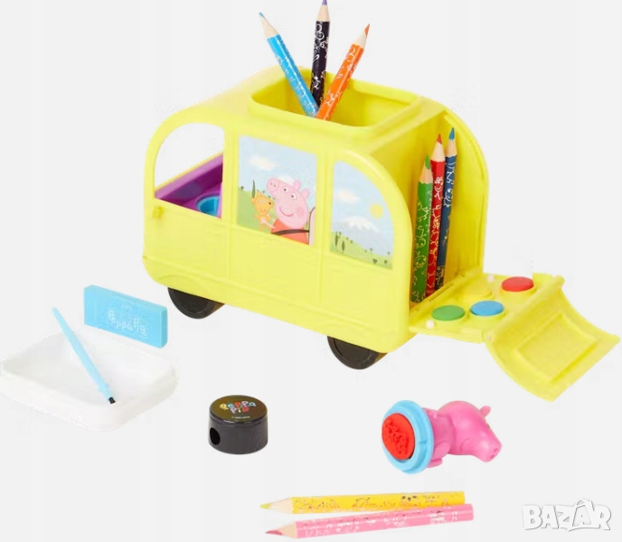 Кола с арт консумативи Peppa Pig/Пепа Пиг, снимка 1