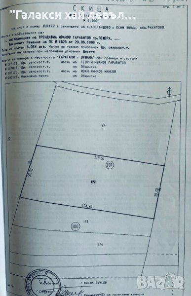 Продава ЗЕМЕДЕЛСКА ЗЕМЯ залесена с БОРОВА ГОРА до Гара Костандово, снимка 1