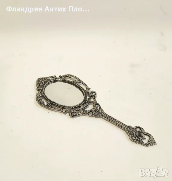 Декоративно ръчно огледало от метал, снимка 1