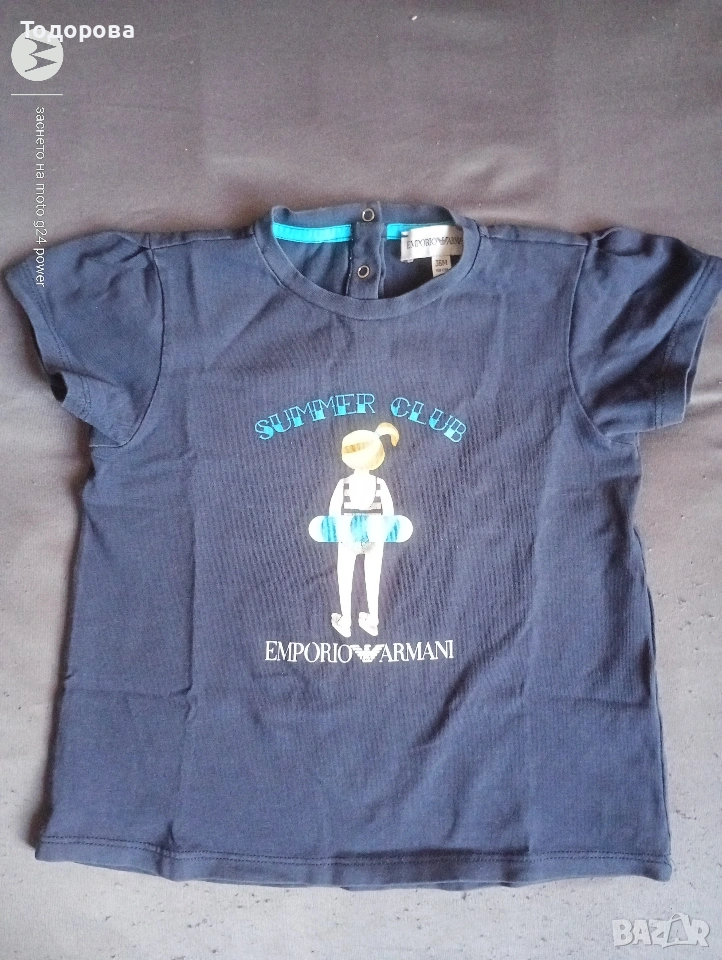Тениска Emporio Armani за момиче 98размер , снимка 1