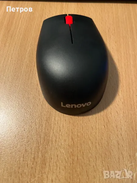 Мишка оптична безжична Lenovo, снимка 1