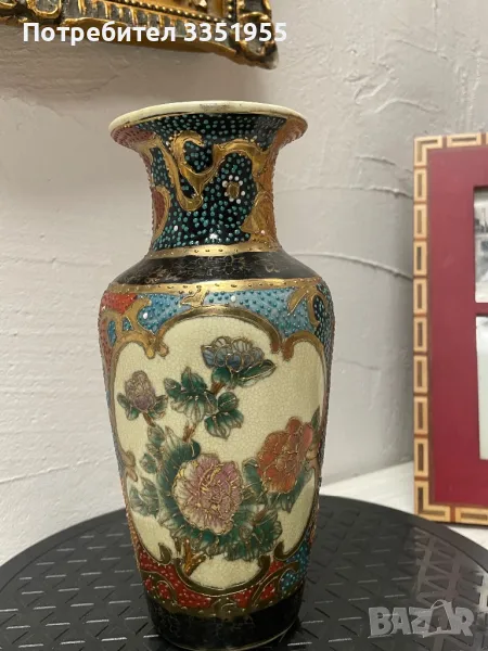 Стара Ваза Satsuma оригинал, снимка 1