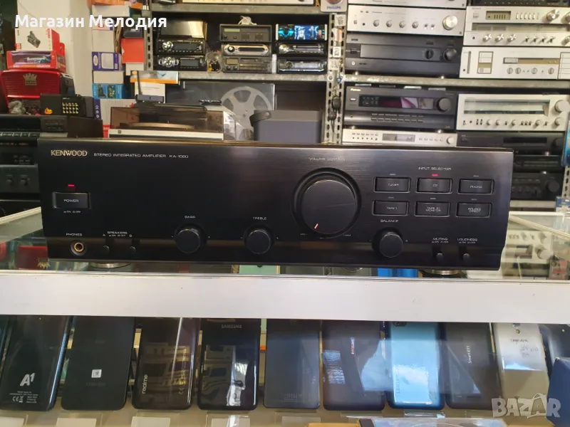 Усилвател Kenwood KA-1060 Две по 60 вата на 4 ома  В отлично техническо и визуално състояние., снимка 1