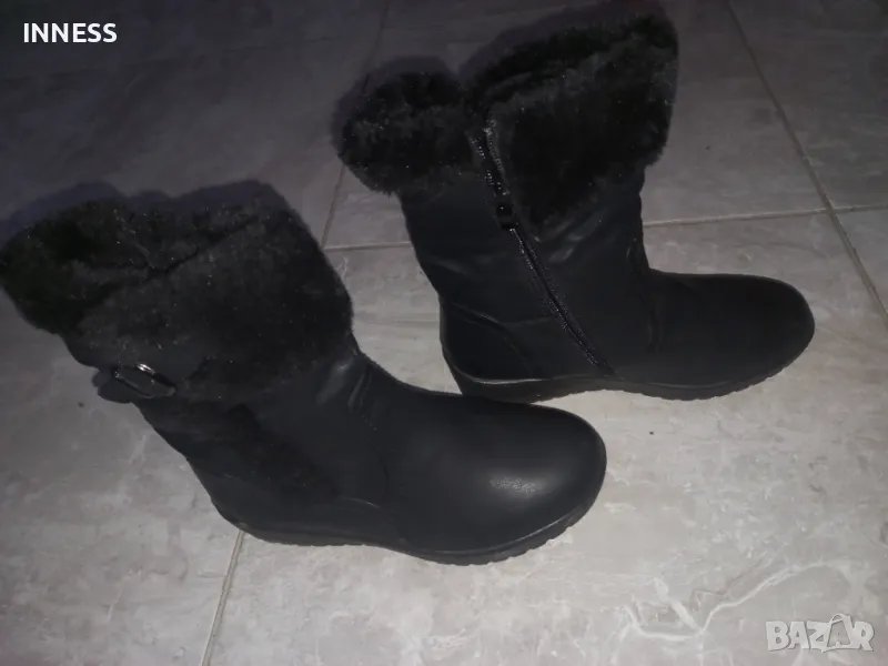 Черни Боти/изкуствена кожа 37 номер , снимка 1