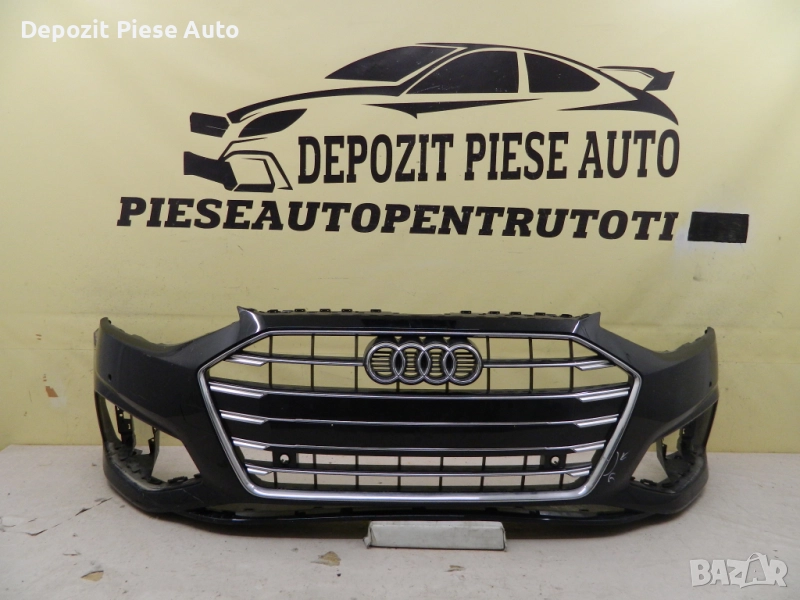 Предна броня Audi A4 B9 facelift, 2019, 2020, 2021, 2022, оригинален код 8W0807437AH, снимка 1