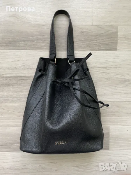 Furla кожена чанта Оригинал, снимка 1