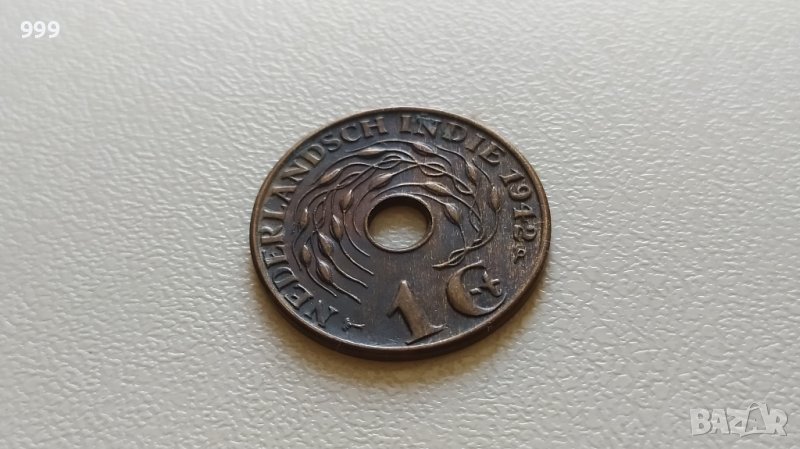 1 цент 1942 Р - Нидерландска индия - №2, снимка 1