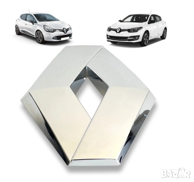 предна емблема за Рено RENAULT CLIO CAPTUR MEGANE 628909470R, снимка 1