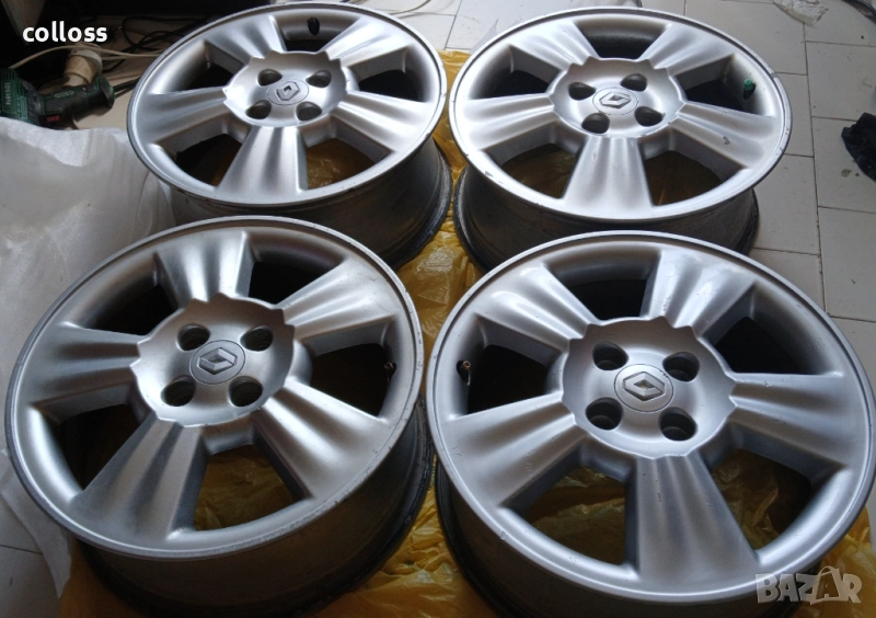 16" 4х100 6.5J 60.1мм алуминиеви джанти RENAULT, снимка 1
