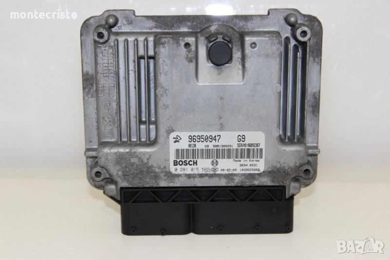 Моторен компютър ECU Chevrolet Captiva (2006-2011г.) 0 281 015 569 / 0281015569 / 96950947, снимка 1
