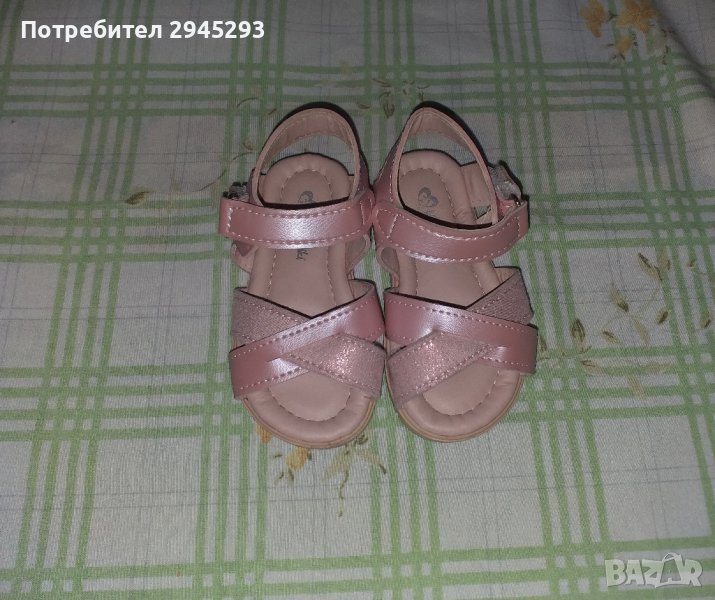 Розови сандали с велкро, снимка 1