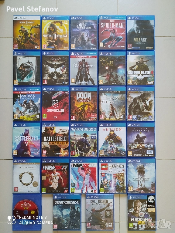 Игри за PS4 в Отлично състояние-цени 9/39лв, снимка 1