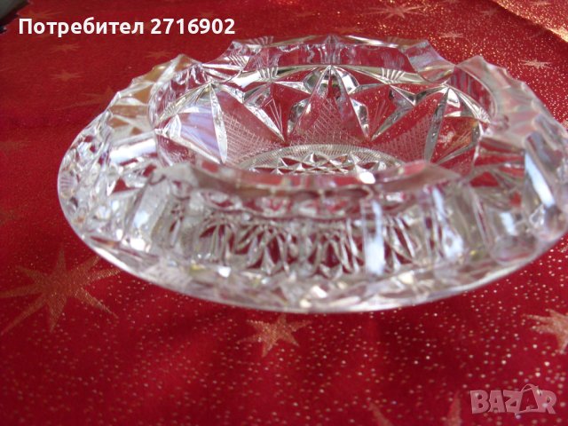 Пепелник кристал, снимка 3 - Сервизи - 44388985