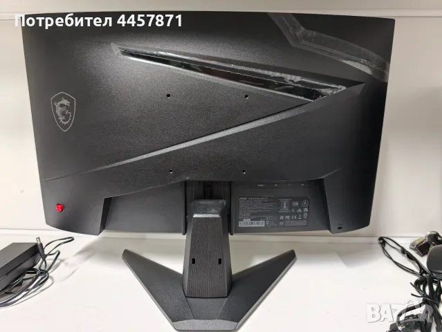 Геймърски извит монитор MSI MAG 244C (23.6", Full HD, 180Hz, 1ms, Curved 1500R, снимка 3 - Монитори - 55898630