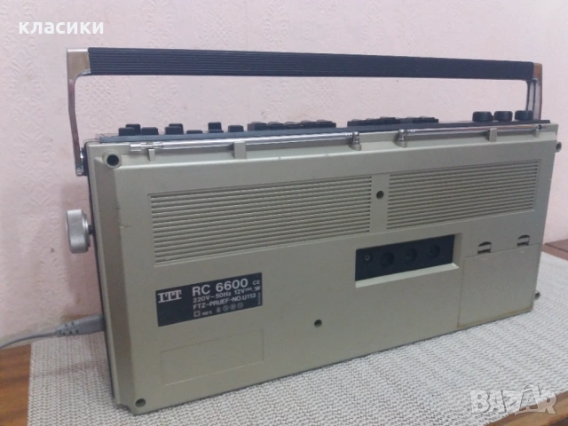 Радиокасетофон ITT RC-6600., снимка 9 - Радиокасетофони, транзистори - 53591279
