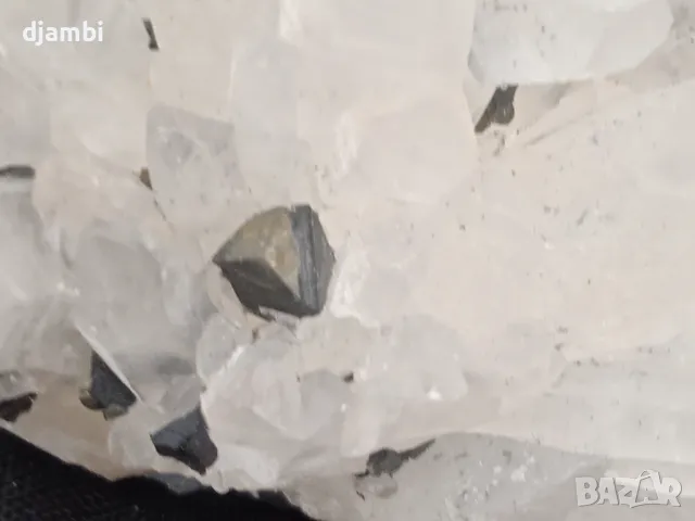 №210,Кварц,Сфалерит,Халкопирит,Кристали,Минерали,Мадан,, снимка 4 - Декорация за дома - 48832123