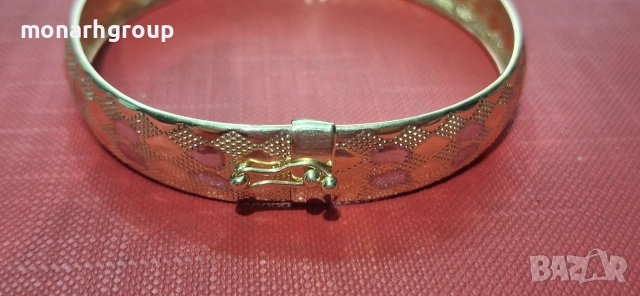 Златна гривна, снимка 4 - Гривни - 52656067