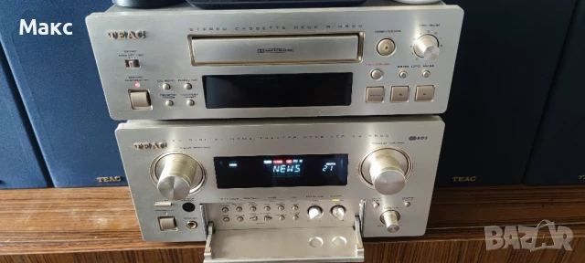 Усилвател с тунер TEAC AG-H550 и автоматизиран дек R-H500, снимка 3 - Аудиосистеми - 51036373