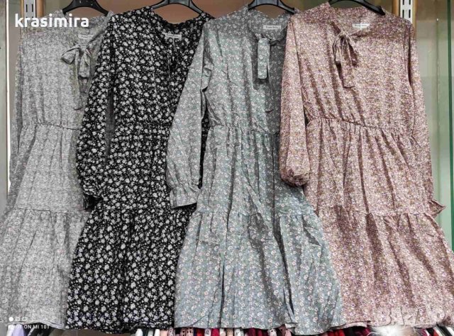 Нови роклички в четири цвята , снимка 2 - Рокли - 39941921
