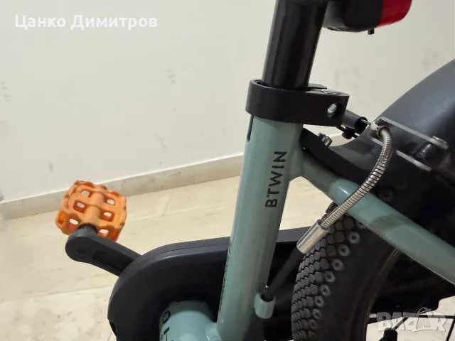 Детски велосипед 2 в 1 BTWIN DISCOVER 900, 14 инча, 3 – 5г., с режим безпедали, снимка 4 - Велосипеди - 55747095