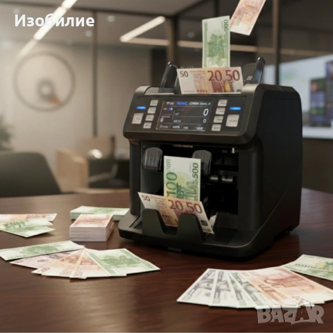 Многовалутна машина за броене на банкноти с детекция за фалшиви банкноти, снимка 5 - Друга електроника - 53726461