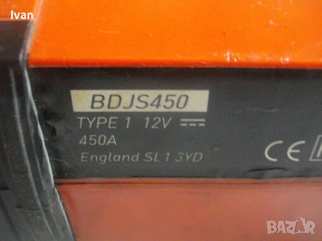 12V/24V-Немска Енергийна Зарядна Станция С Компресор/Зарядна Станция Black Decker-450А-Английска, снимка 16 - Компресори - 40732908