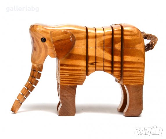 Сувенир - Дървен слон, снимка 2 - Статуетки - 40082153
