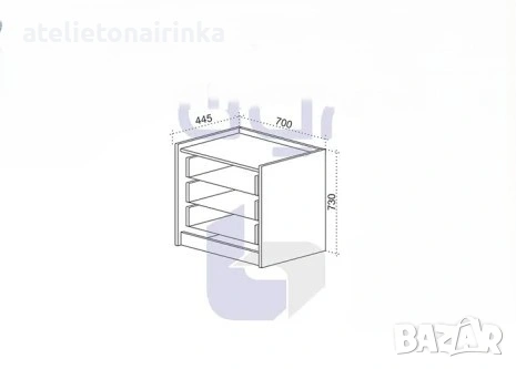 Спален комплект Енцо, снимка 4 - Спални и легла - 53642676