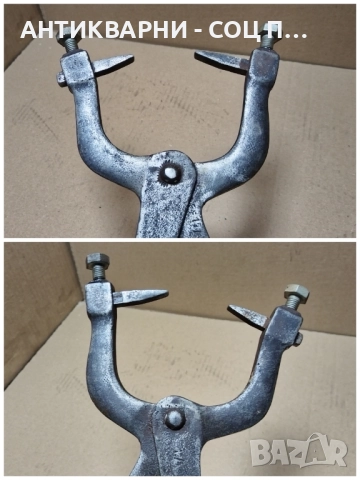 Старинни Ковани Клещи За Рязане На Плочки / 1,3 кг. , снимка 5 - Антикварни и старинни предмети - 52307516