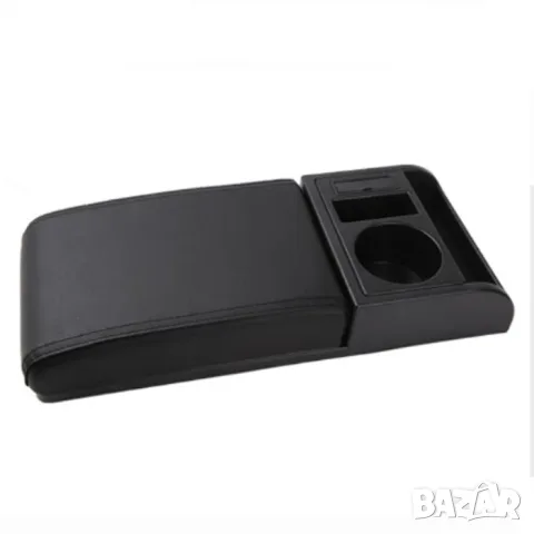 Универсален подлакътник за автомобил с 2 USB порта и поставка за чаша