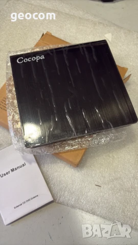 Cocopa BT638 външна CD/DVD-RW записвачка USB v.3.0 (Нова), снимка 4 - Други - 50765862