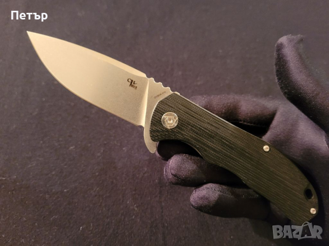 CH 3504 - флипер, D2 острие, G10 чирени , снимка 5 - Ножове - 36285226