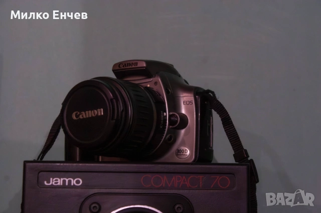 Canon EOS 300D + 18 - 55mm, снимка 5 - Фотоапарати - 53013206