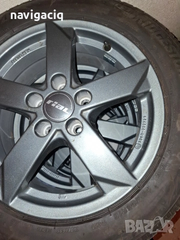 зимни гуми bridgestone 7,5-8 mm грайфер дот 22 год.гумите са в много добро състояние , снимка 11 - Гуми и джанти - 53328333