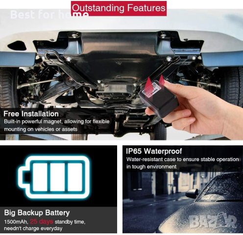 GPS тракер TKMARS 25 дни автономност, снимка 9 - Аксесоари и консумативи - 41603903