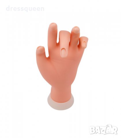 3174 Силиконова ръка за маникюр тренировъчна, снимка 5 - Педикюр и маникюр - 34236814